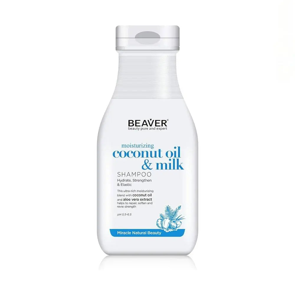 Beaver Coconut Oil and Milk Shampoo 350ml | Beaver | AbsoluteSkin
