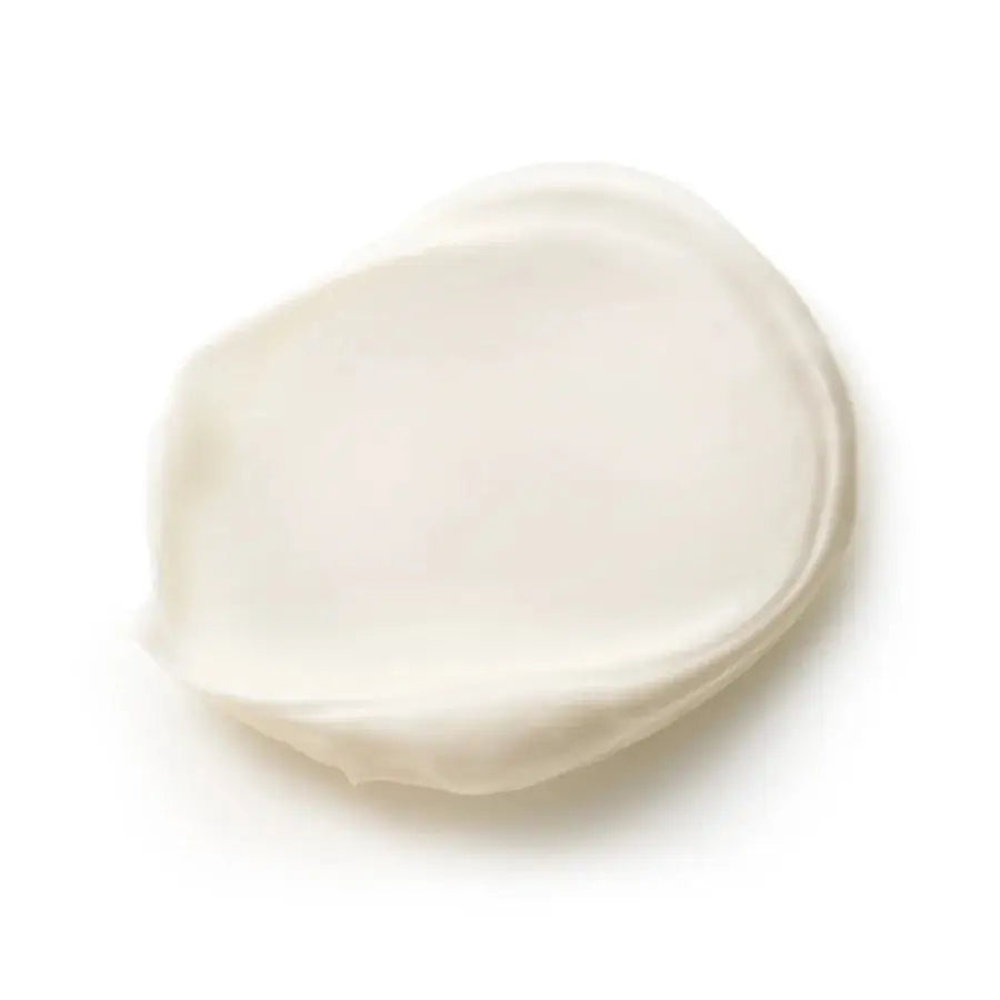 White makeup compact on a white background