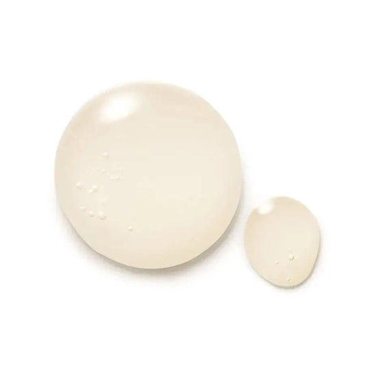 Two cream-colored stones on a white background