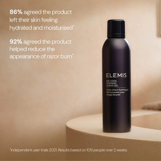 ELEMIS MAN Ice Cool Foaming Shave Gel 200ml | ELEMIS | AbsoluteSkin