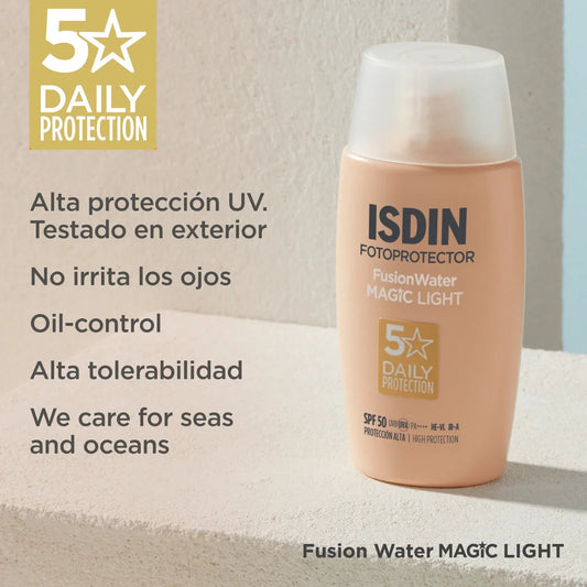 ISDIN FP Fusion Water Color SPF50 (Light) 50ml | ISDIN | AbsoluteSkin
