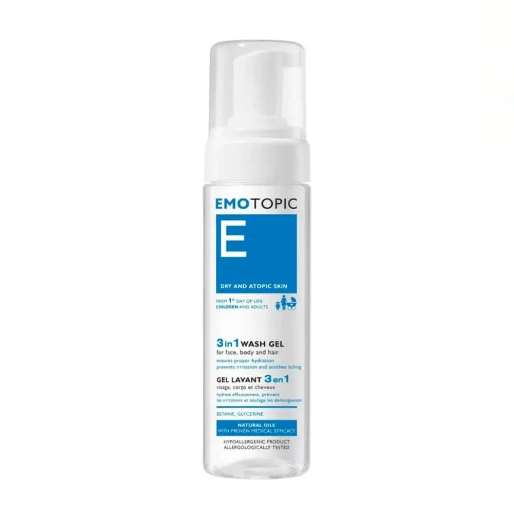 PHARMACERIS E Emotopic 3 in 1 Wash Gel 200ml | Pharmaceris | AbsoluteSkin