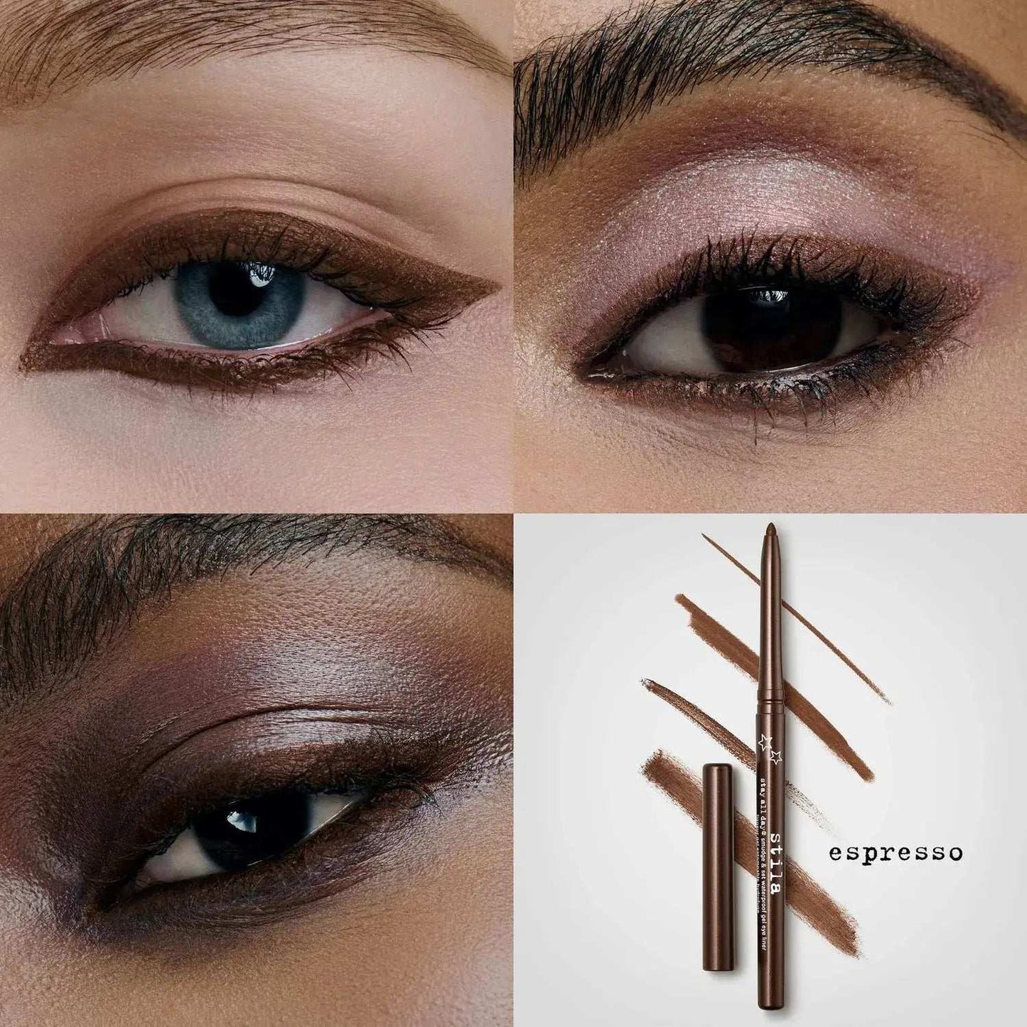 STILA Smudge & Set Waterproof Gel Eye Liner (Espresso) | STILA | AbsoluteSkin
