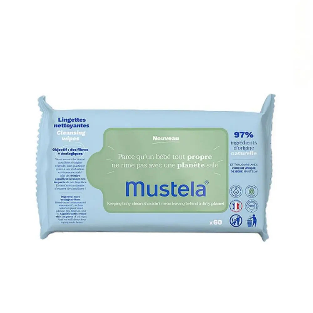 MUSTELA Dermo Soothing Wipes 60 Wipes l AbsoluteSkin Online l Shop Now!
