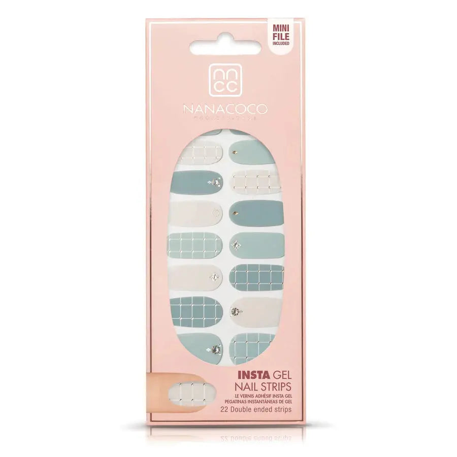 NANACOCO Insta Gel Nail Strips 22 strips Gloss (Sweet Dream) % | product_vendor%