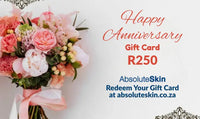 Load image into Gallery viewer, Gift card for 'Happy Anniversary' with flowers and branding details on a white background
