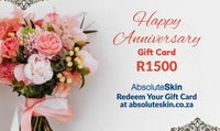 Load image into Gallery viewer, Gift card for AbsoluteSkin with a bouquet of flowers and text.
