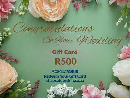 ABS Gift Cards (Wedding) | AbsoluteSkin | AbsoluteSkin