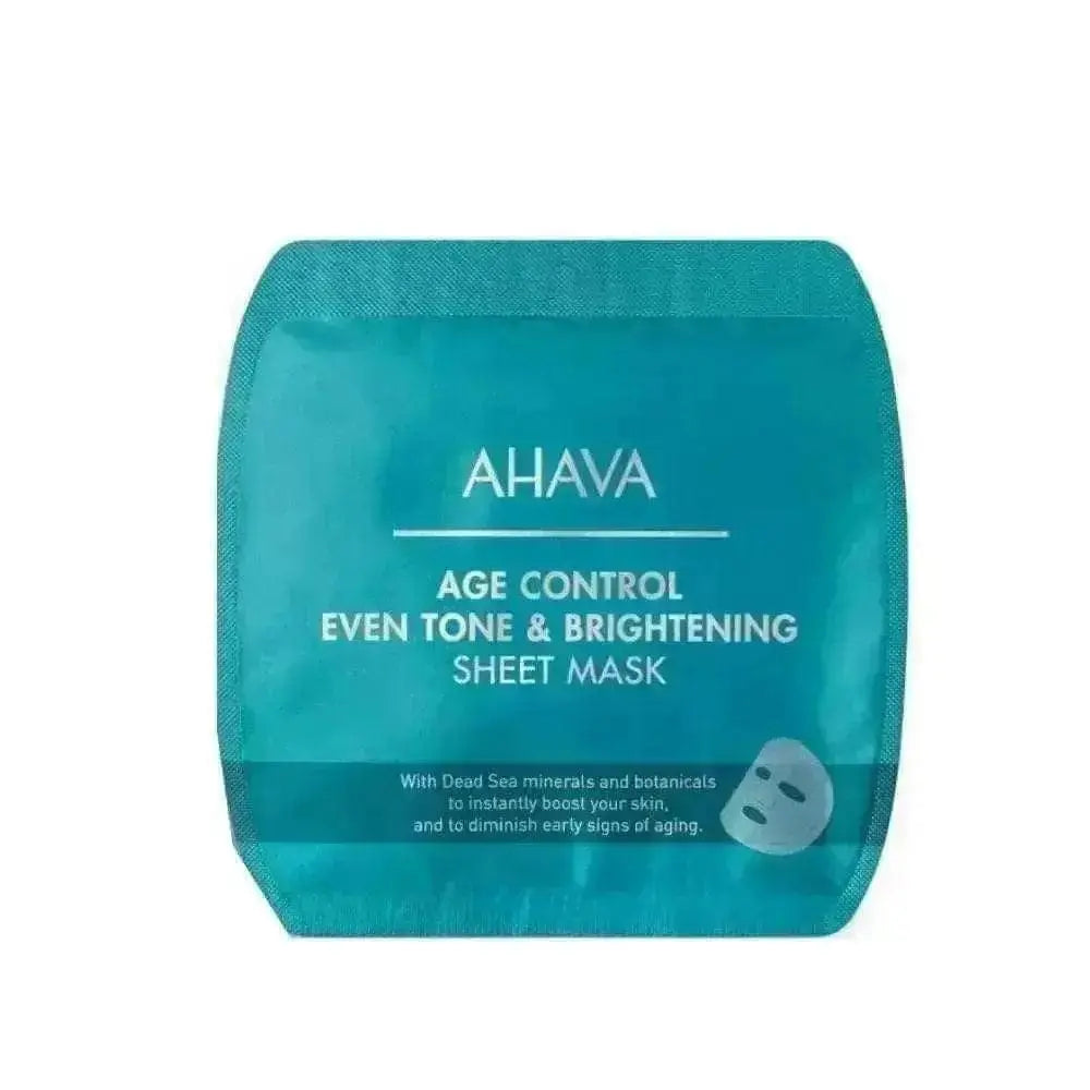 AHAVA Age Control Even Tone and Brightening Sheet Mask (1 mask) | AHAVA | AbsoluteSkin