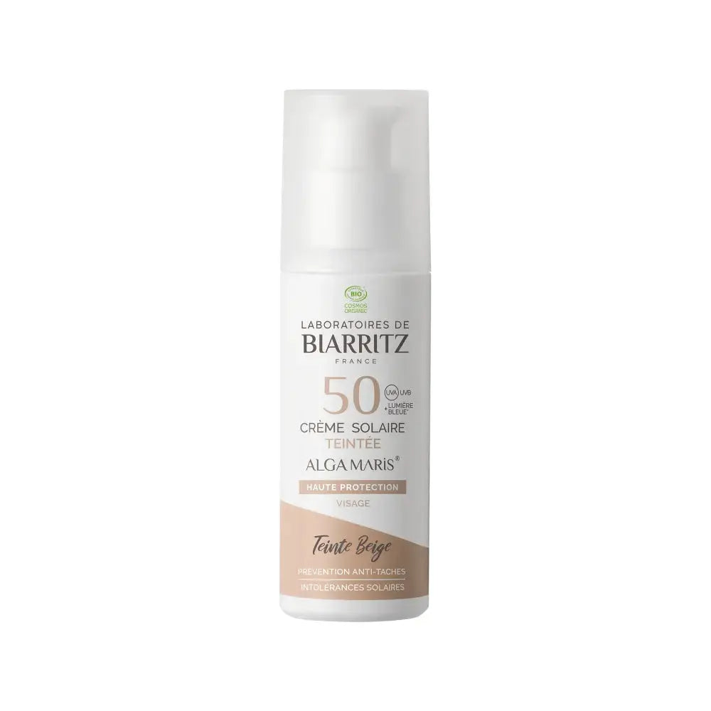 BIARRITZ BEIGE Tinted Face Sunscreen SPF50 50ml | BIARRITZ | AbsoluteSkin