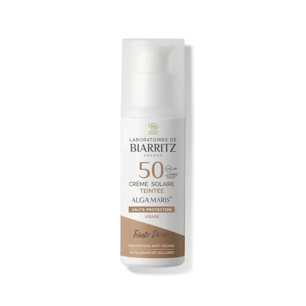 BIARRITZ GOLDEN Tinted Face Sunscreen SPF50 50ml | BIARRITZ | AbsoluteSkin