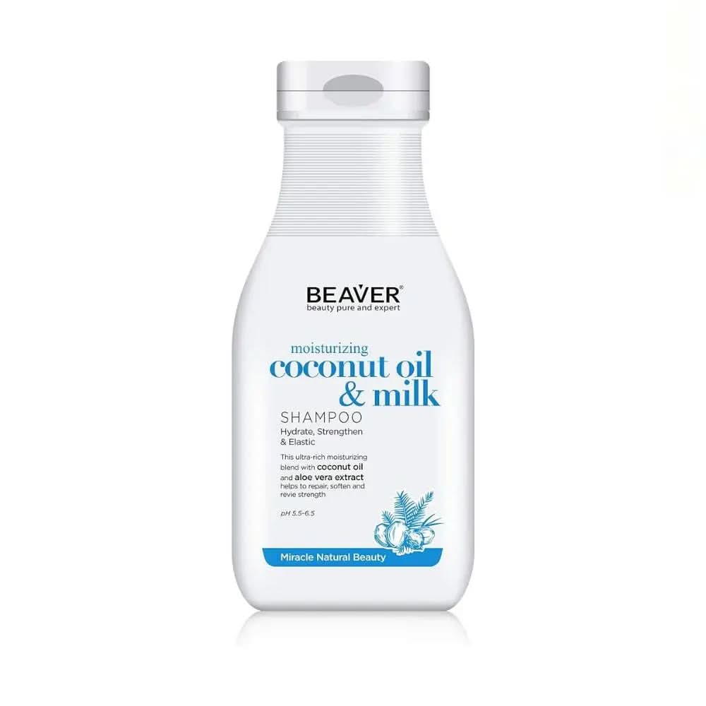 Beaver Coconut Oil and Milk Shampoo 350ml | Beaver | AbsoluteSkin