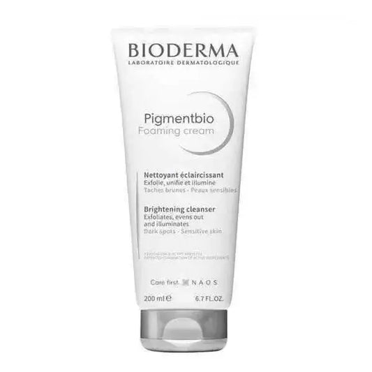 Bioderma Pigmentbio Foaming Cream bottle on a white background