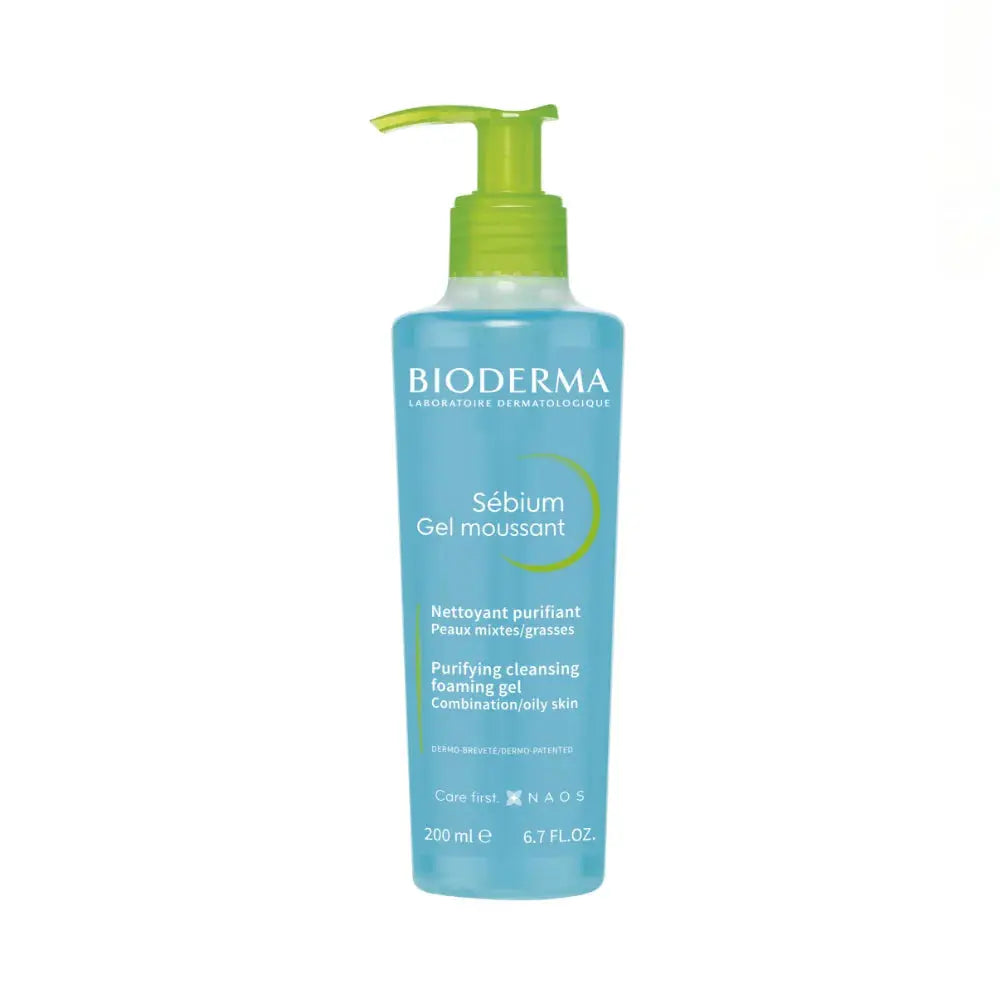 Bioderma SEBIUM Gel Moussant Pump Bottle 200ml | Bioderma | AbsoluteSkin