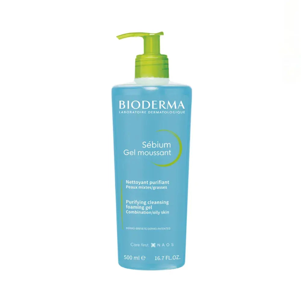 Bioderma SEBIUM Gel Moussant Pump Bottle 500ml | Bioderma | AbsoluteSkin