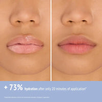 Load image into Gallery viewer, Before and after comparison of lips with hydration text overlay
