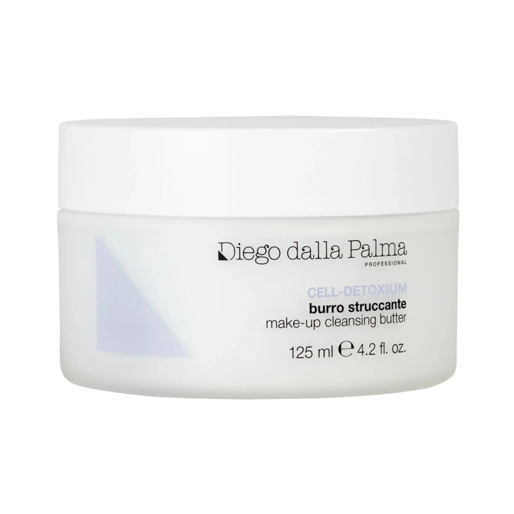 Jar of Diego dalla Palma makeup cleansing butter on a white background