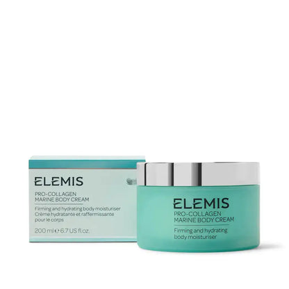 ELEMIS Pro-Collagen Marine Body Cream with packaging on a white background