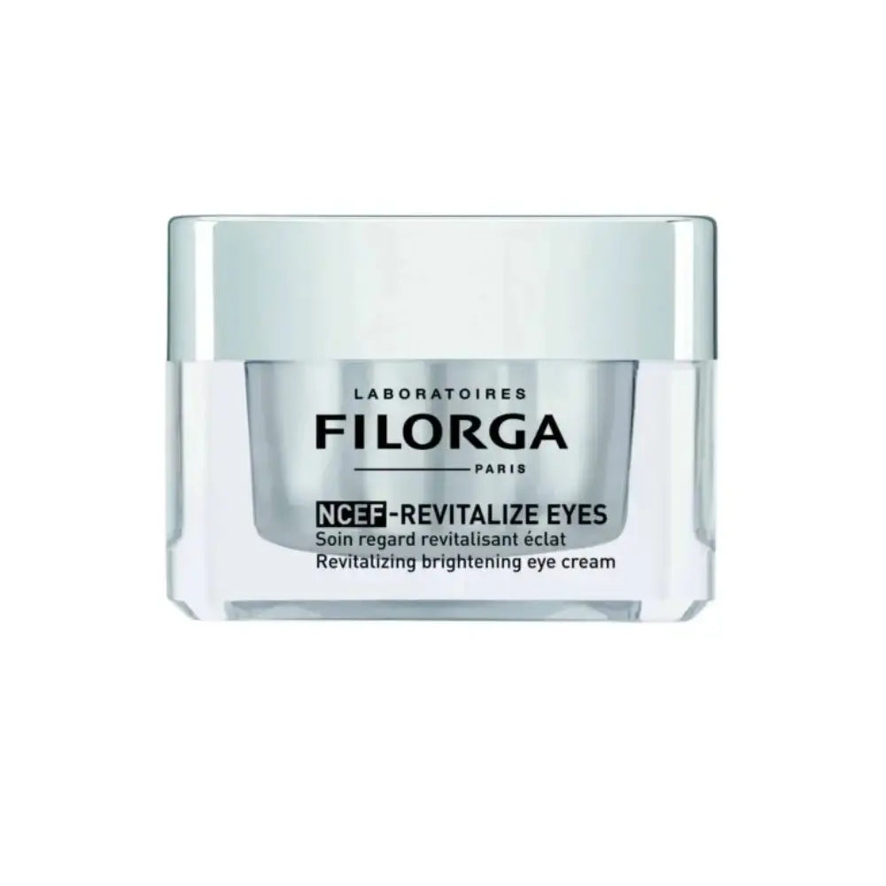 Filorga NCEF-Revitalize Eyes eye cream jar on a white background