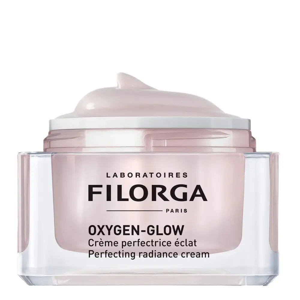 Filorga Oxygen-Glow cream jar on a white background