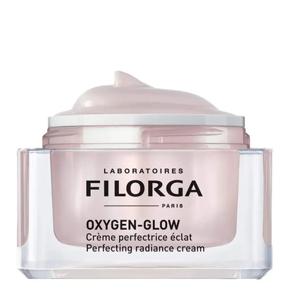 Filorga Oxygen-Glow cream jar on a white background