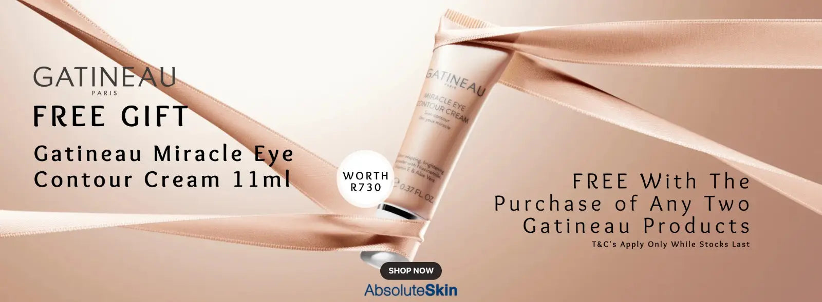 Gatineau advertisement for a free gift with purchase offer