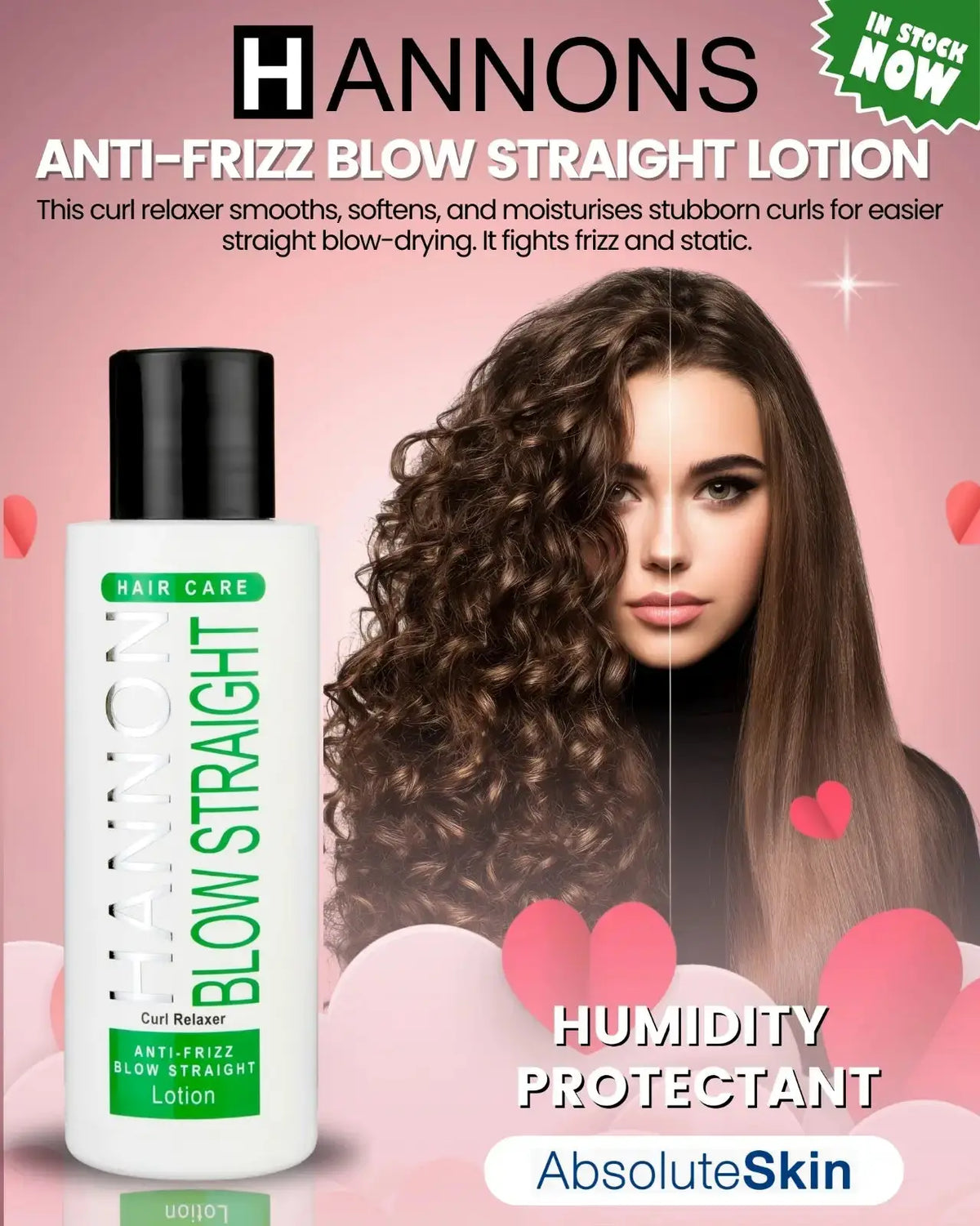HANNON Anti Frizz Blow Straight Lotion 125ml | HANNON | AbsoluteSkin