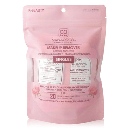 NANACOCO Makeup Remover Cleansing Towlettes (20xSingles) | Nanacoco | AbsoluteSkin