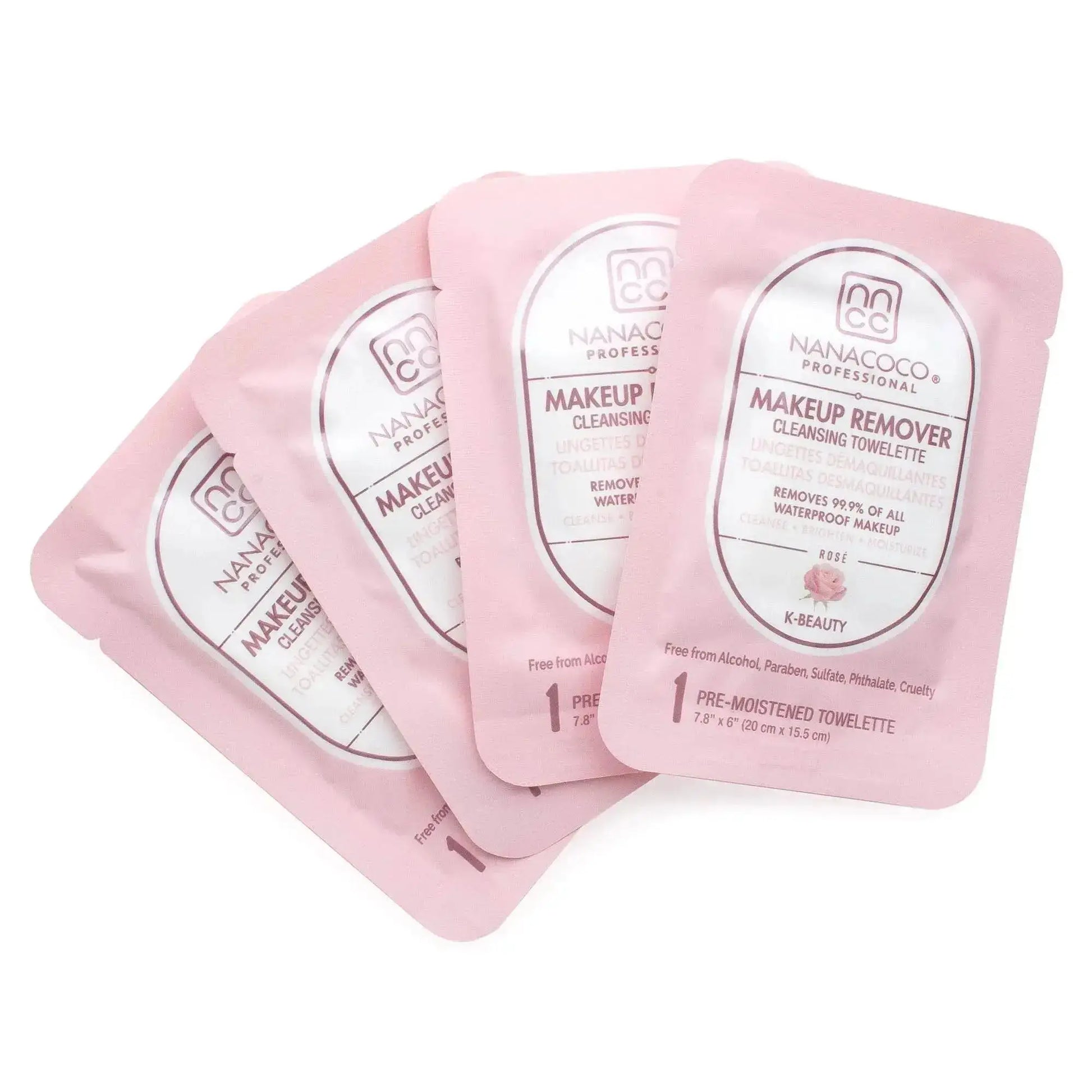 NANACOCO Makeup Remover Cleansing Towlettes (20xSingles) | Nanacoco | AbsoluteSkin