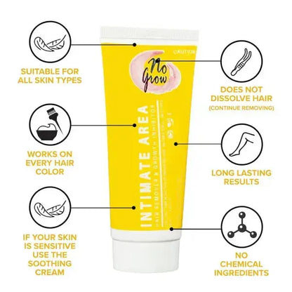 NOGROW Intimate Area Hair Remover (Male & Female) 90 ml | NOGROW | AbsoluteSkin