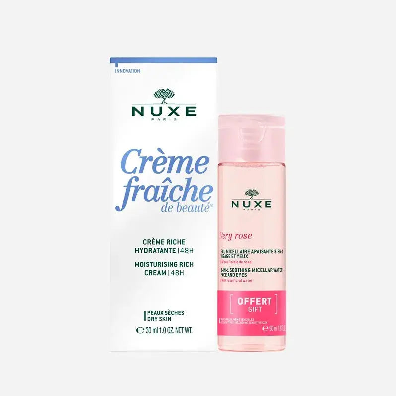 NUXE Creme Fraiche Rich Cream 30ml and Micellar Water 50ml | NUXE | AbsoluteSkin