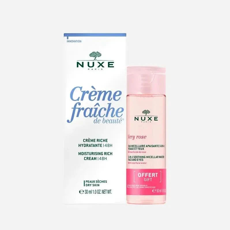 NUXE Creme Fraiche Rich Cream 30ml and Micellar Water 50ml | NUXE | AbsoluteSkin