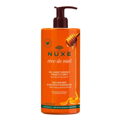 NUXE Reve de Miel Rich Cleansing Gel Face and Body 750ml | NUXE | AbsoluteSkin