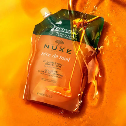 NUXE Reve de Miel Rich Cleansing Gel Face and Body Refill 400ml | NUXE | AbsoluteSkin