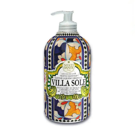 Nesti Dante Villa Sole (Pistacchio Di Sicilia) with Caramello Soap 500ml | Nesti Dante | AbsoluteSkin