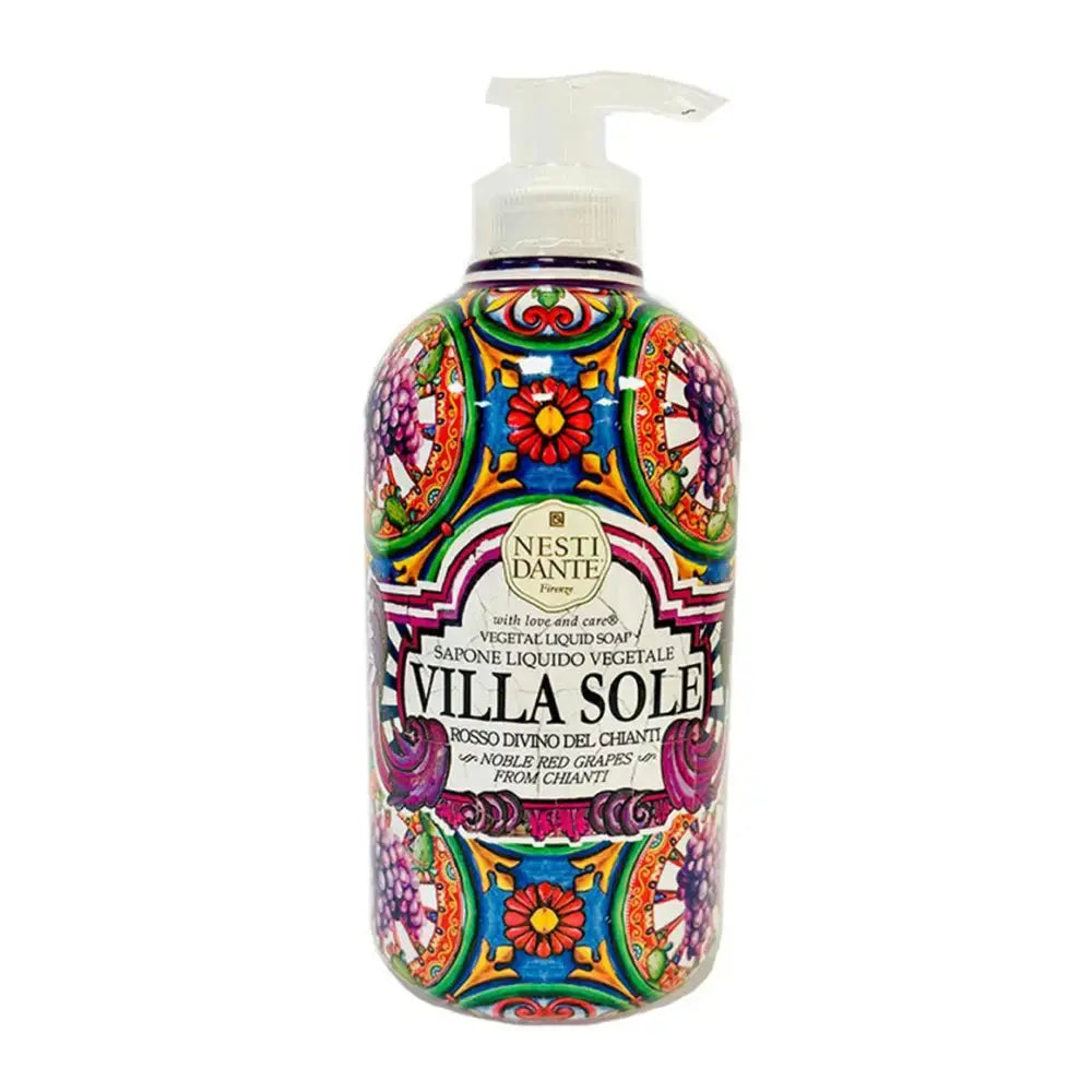 Nesti Dante Villa Sole (Rosso Divino) Grape Liquid Soap 500ml | Nesti Dante | AbsoluteSkin