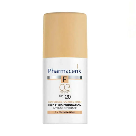 PHARMACERIS F Intense Coverage Foundation SPF20 30ml (03 Bronze) | Pharmaceris | AbsoluteSkin
