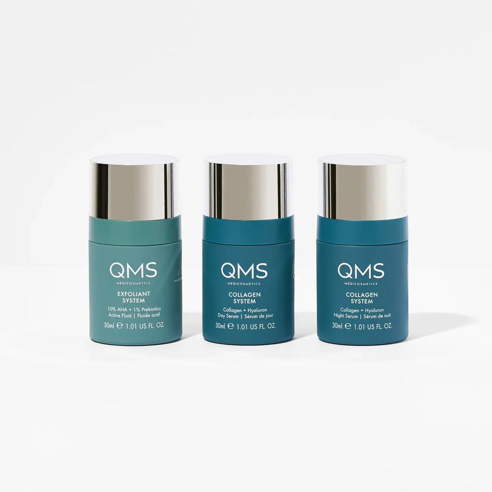 QMS Collagen System Sensitive Set (3 x 30ml) | QMS | AbsoluteSkin