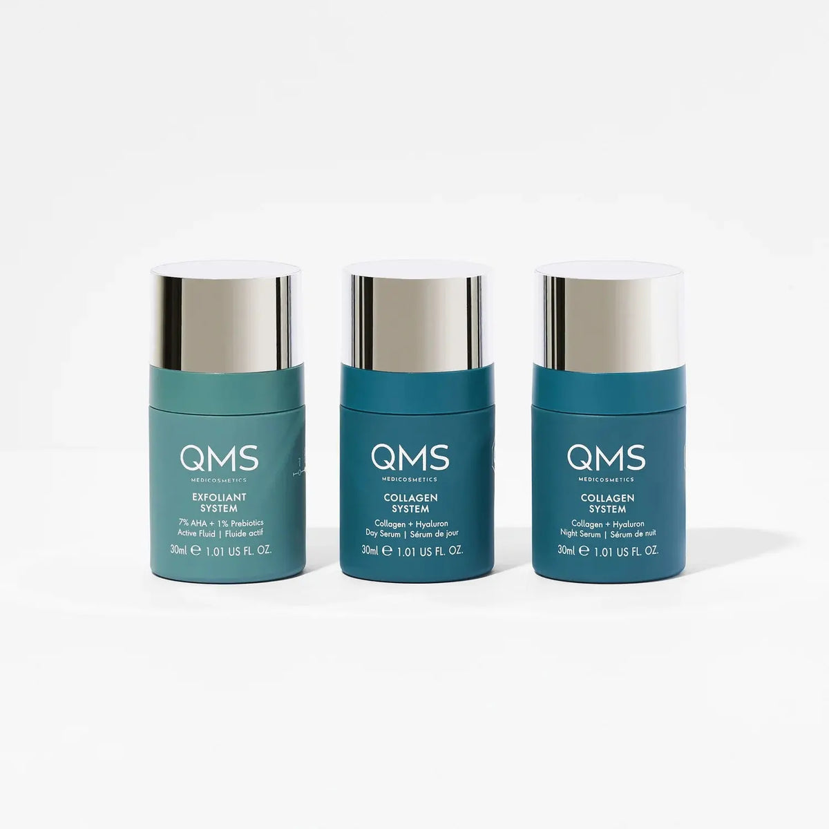 QMS Day & Night 3 Step Core Routine Set Medium (3 x 30ml) | QMS | AbsoluteSkin