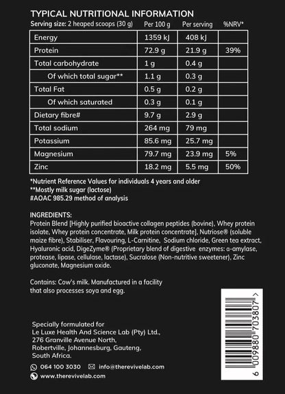 REVIVE Ultra Sculpt Lean Shake (Caramel) 600g | Revive | AbsoluteSkin