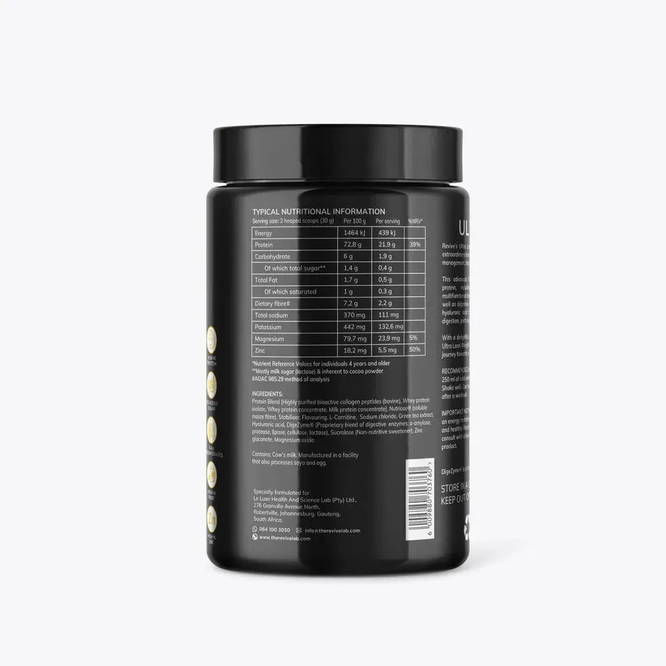 REVIVE Ultra Sculpt Lean Shake (Chocolate) 600g | Revive | AbsoluteSkin