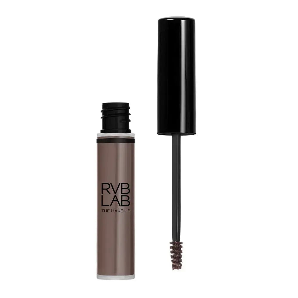 RVB LAB brow product with applicator on a white background