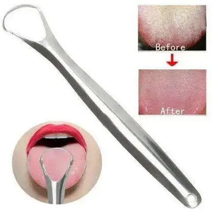 TGC Ayurvedic Surgical Grade Stainless Steel Tongue Cleaner Spoon | TGC | AbsoluteSkin