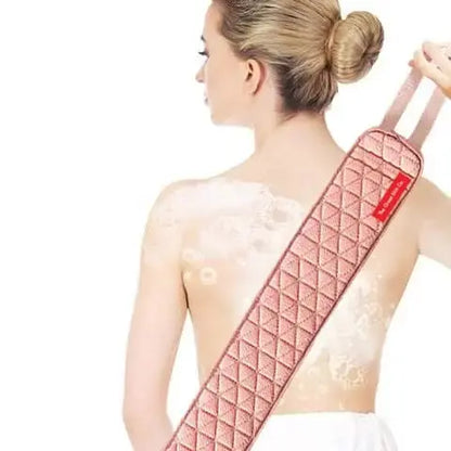 TGC Luxury Deep Cleansing and Exfoliating Back Scrub Belt (Pink) | TGC | AbsoluteSkin