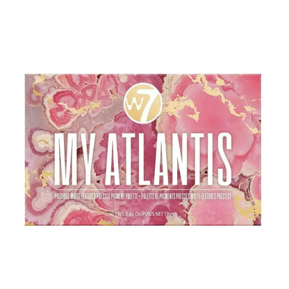 W7 My Atlantis Pressed Pigment Palette | W7 | AbsoluteSkin