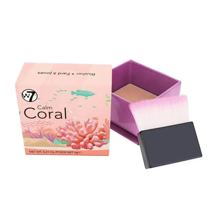 W7 The Boxed Blusher (Calm Coral) | W7 | AbsoluteSkin