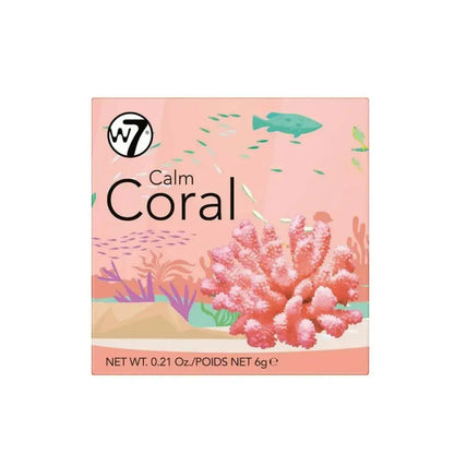 W7 The Boxed Blusher (Calm Coral) | W7 | AbsoluteSkin