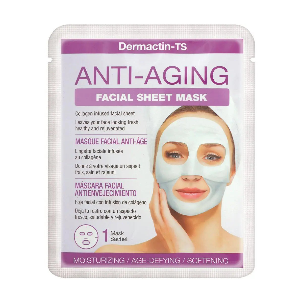 DERMACTIN TS Anti Aging Facial Sheet Mask (1 Mask) 24g % | product_vendor%