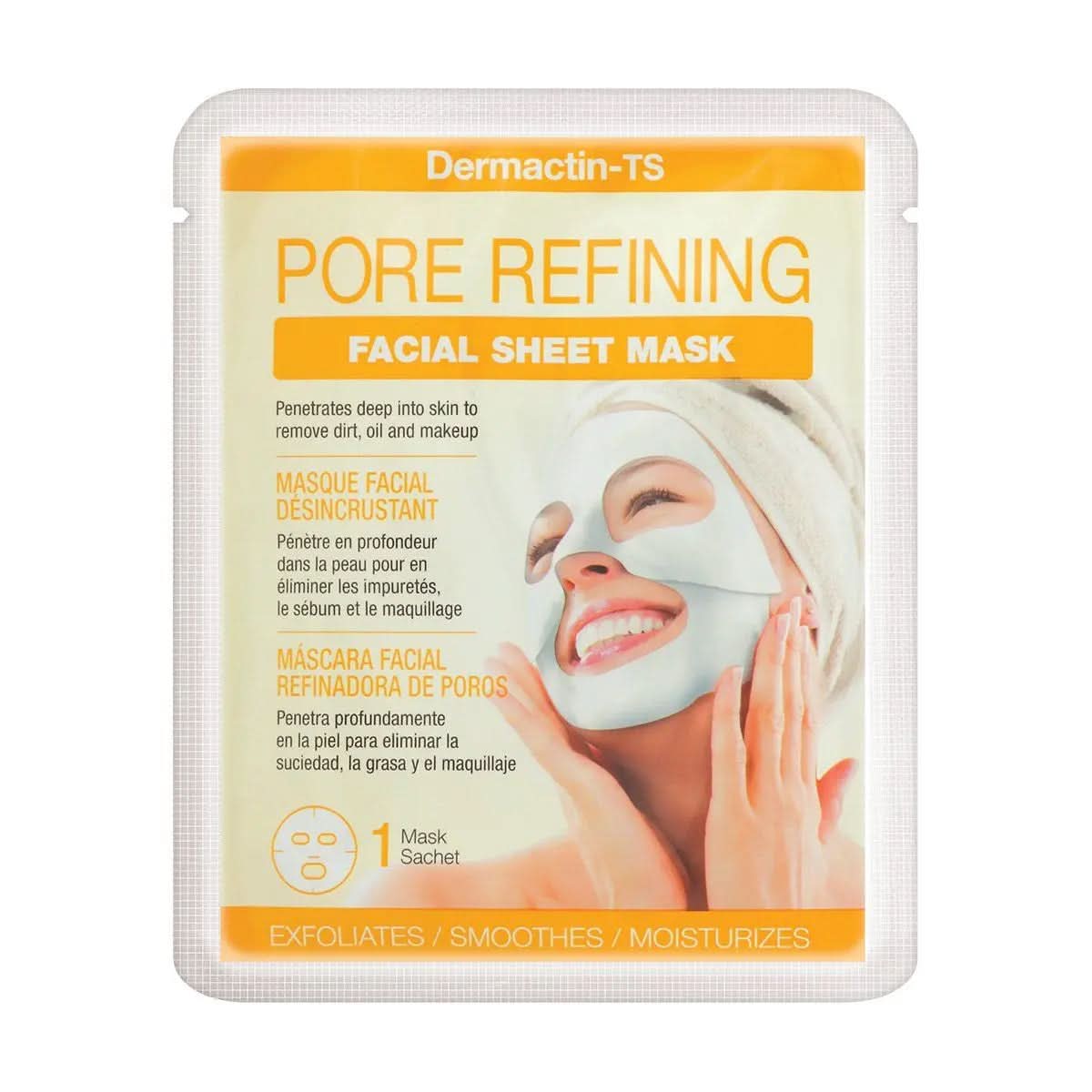 DERMACTIN Facial Pore Refining Sheet Mask (1 Mask) | ABSOLUTESKIN ...