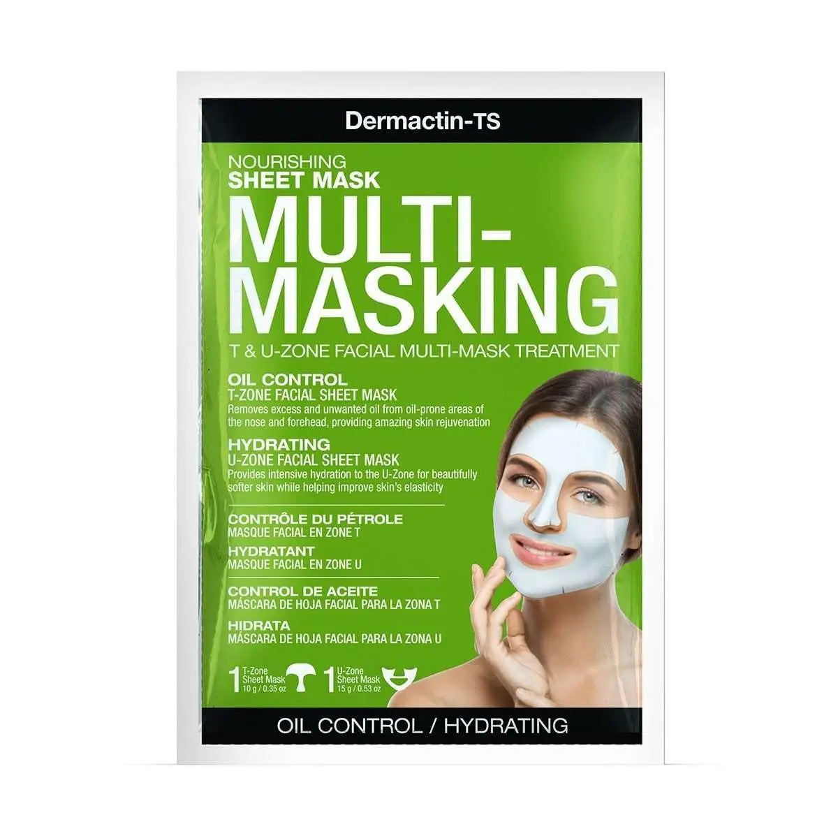 DERMACTIN TS Multi-masking Oil Control/Hydrating Sheet Mask (1 Mask) % | product_vendor%